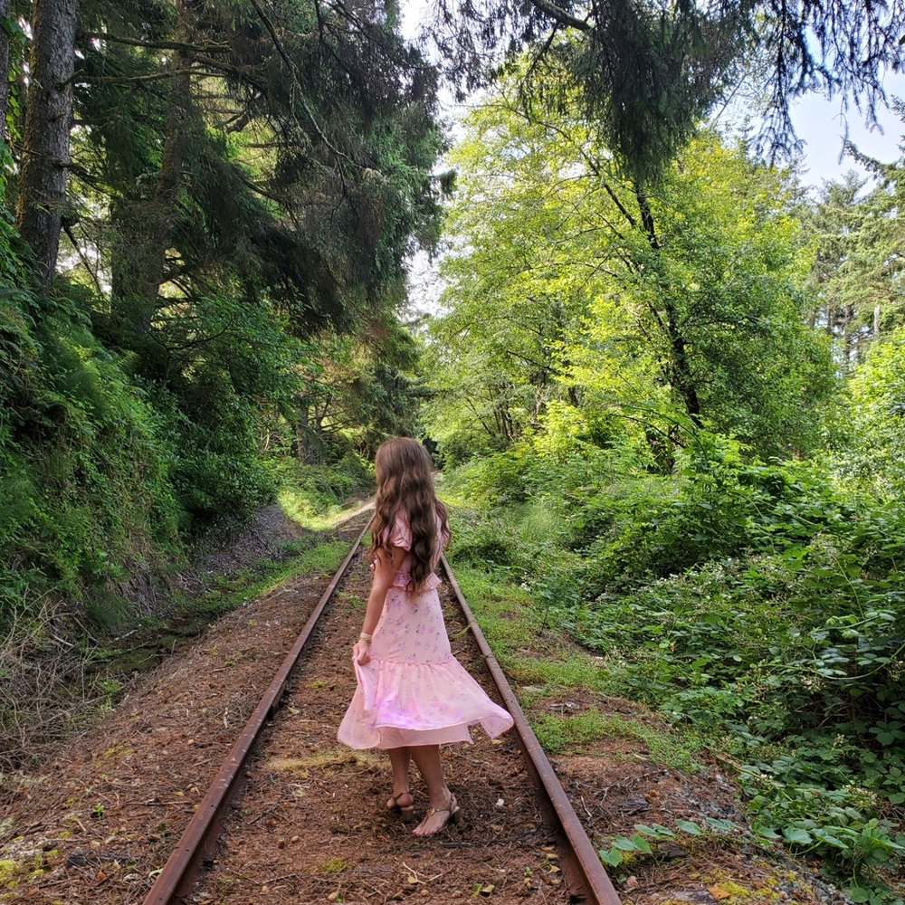 Loveshackfancy X Target Collab Pink Midi Dress - … - image 1